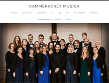 Tablet Screenshot of musica.dk