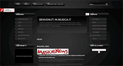 Desktop Screenshot of musica.it
