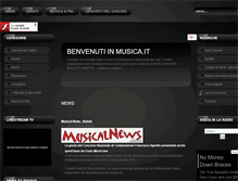 Tablet Screenshot of musica.it
